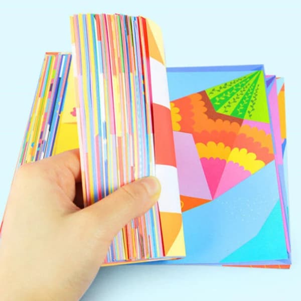 Origami Pappersklippsbok Pappersklippspussel