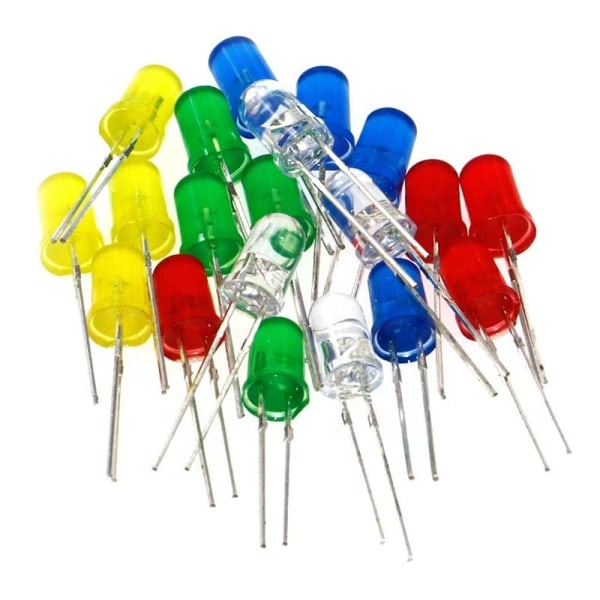 300 STK LED Diodes Lysemitterende Assorted Electronic Project Kit