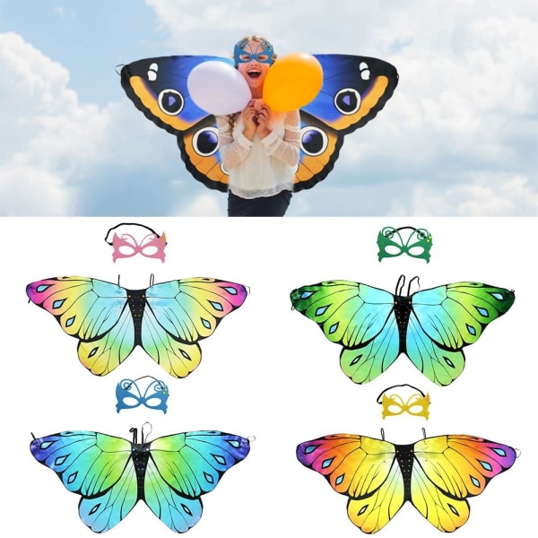 Butterfly Wings Sjal Butterfly Scarf 2 2 2