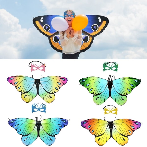 Butterfly Wings Sjal Sommerfugletørklæde 8 8 8