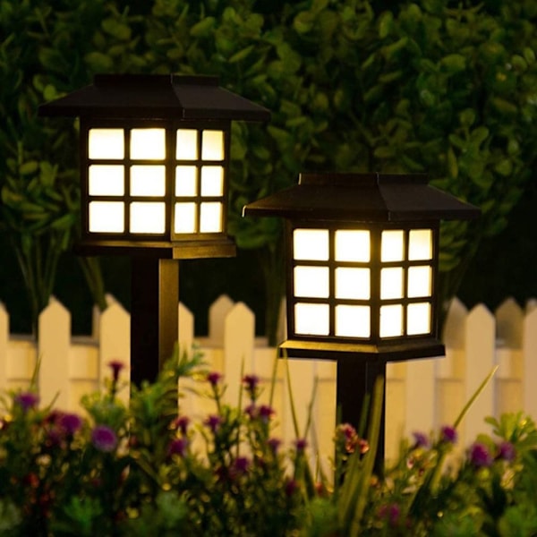 Solar Light Puutarhavalot LÄMMIN VALO LÄMPIÄ VALO warm light