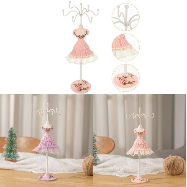 Halskæde Display Stand Smykker Display Stand PINK pink