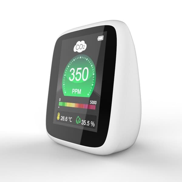 CO2 kuldioxiddetektor Indendørs luftkvalitetsmonitor