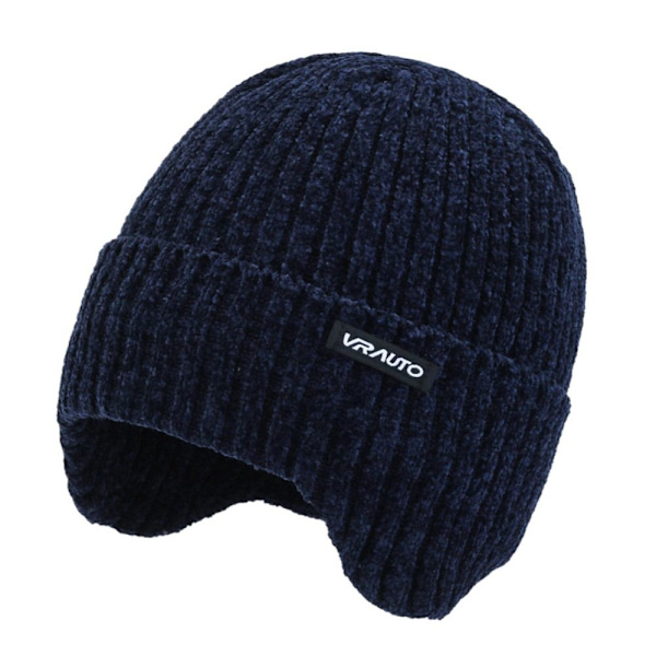 Neulottu hattu cap SININEN Blue