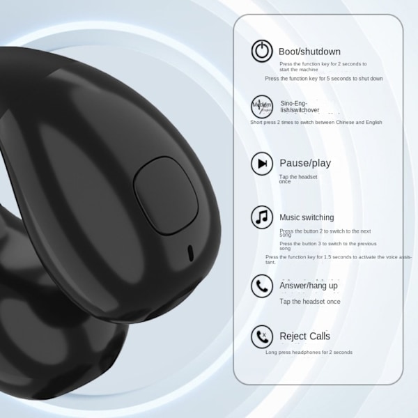 Trådlösa hörlurar Bluetooth hörlurar KHAKI Khaki
