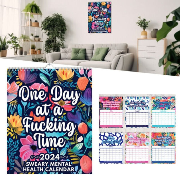 Funny Mental Health Calendar 2024 Calendar DESK CALENDAR DESK Desk calendar