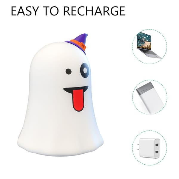 Halloween Party Ghost Grimace Night Light Touch Sensor