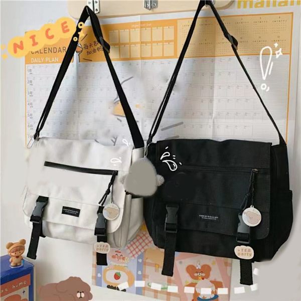 Satchels skulderveske HVIT White