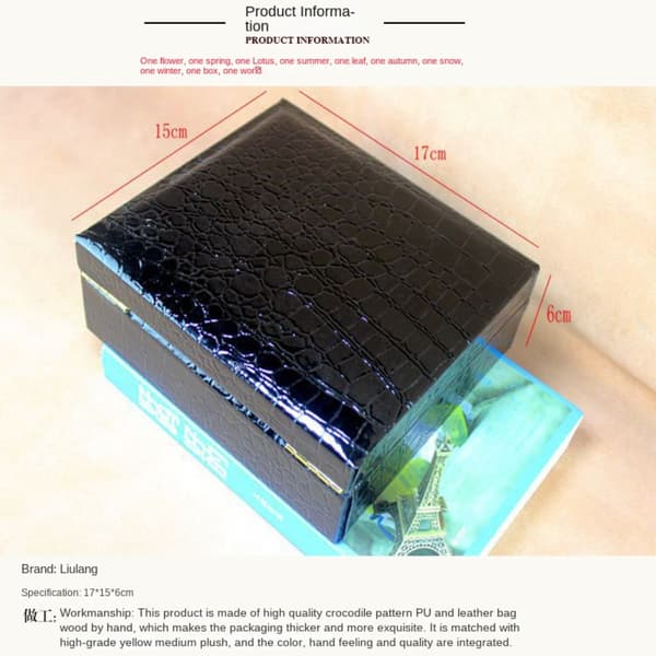 Packbox Läderbox Smyckeskrin