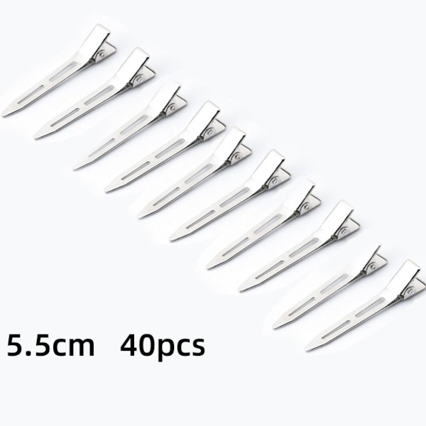 40STK Hårklemmer Duck Bill Hårnål 5,5CM 5,5CM 5.5cm