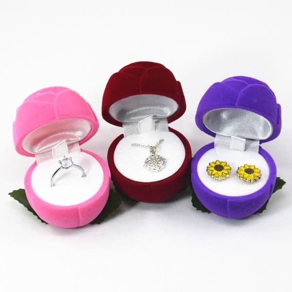 Rose Ring Box Halsband Box ROSA Pink