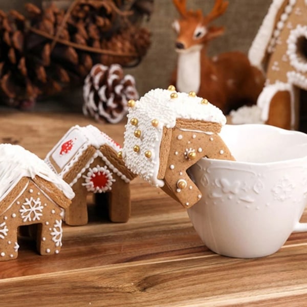 9 stk Julekakekutter Kjekskutterformsett Cookie Silver