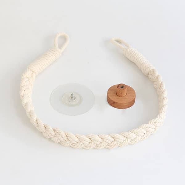 Hamppuköysi-paperipidike HEMP ROUND HOOK HEMP ROUND HOOK Hemp Round Hook