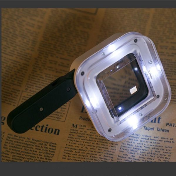 Forstørrelsesglass LED-lampe HVIT white