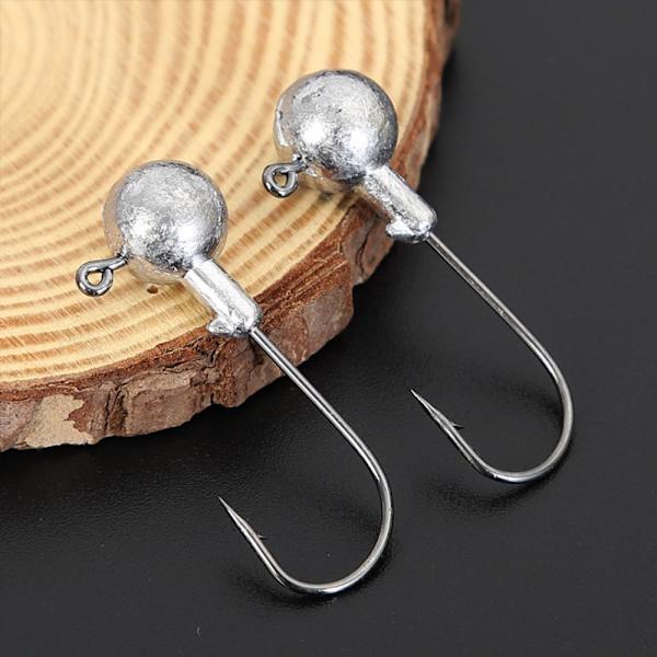 10 st/ set Blyhuvud Krok Jigging Bait 1G 1g