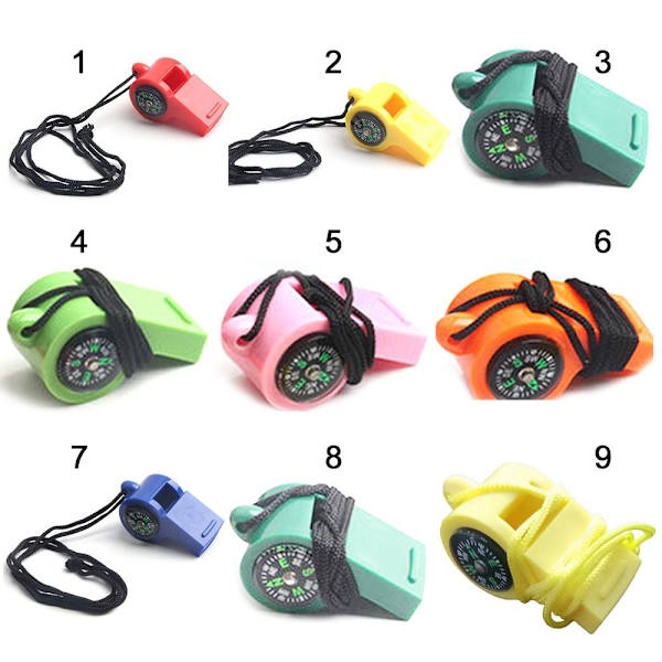 3st Multifunction Whistle 2in1 Compass 3 3 3