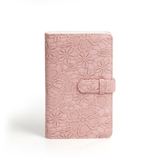 Instant Camera Photo Album 3 tommer fotoopbevaring Embossed-Dark Pink