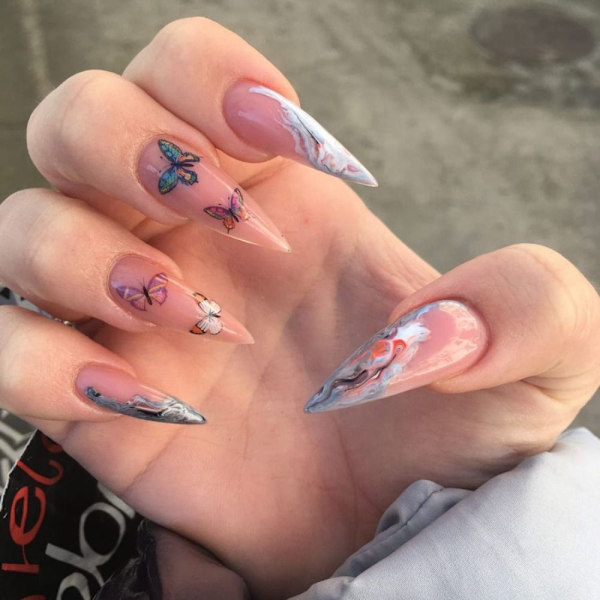 Tekokynnet Fake Nails -kynsikärjet CJCY-123