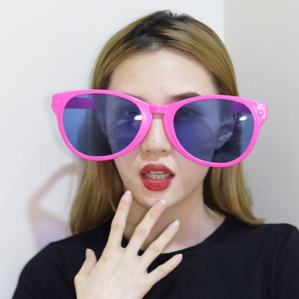 Stora glasögon fyrkantiga glasögon ROSA Pink