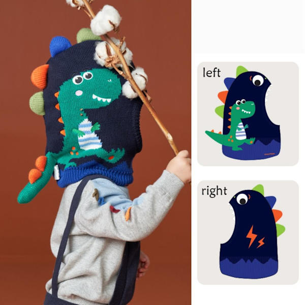 Tegneserie skjerf lue strikket lue M1 1 M1