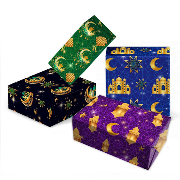 Presentpapper Muslimskt presentpapper Presentpapper 12pcs