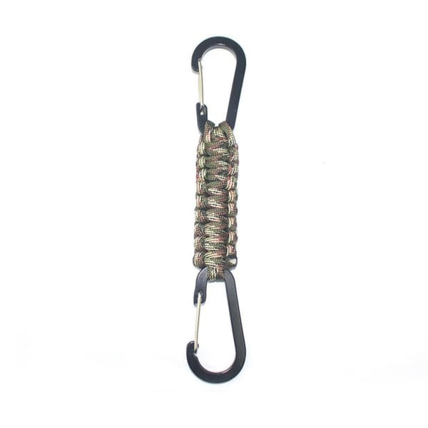 2Pack Paracord Nyckelring Krok D Ring Karbinhake Clips