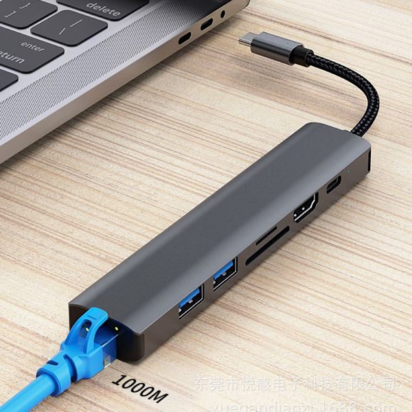 USB-C HUB USB 3.0 Expander Type-C -jakaja