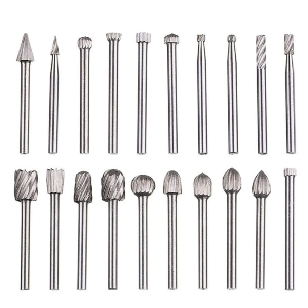 Drill Bits Kit Rotary Burr Tool GULL 10 STK gold 10pcs