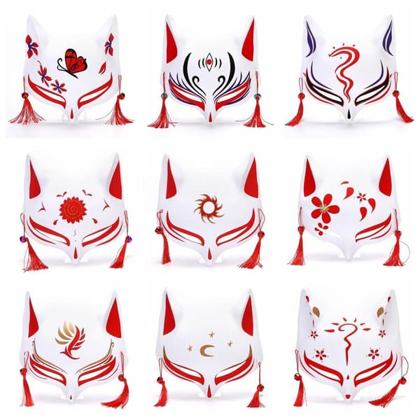 Foxes Mask Masquerade Mask TYPE G TYPE G Type G