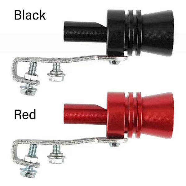 Turbine fløjtelyd Turbo Lyd Simulator SORT black 11.5cmx3.5cm-11.5cmx3.5cm