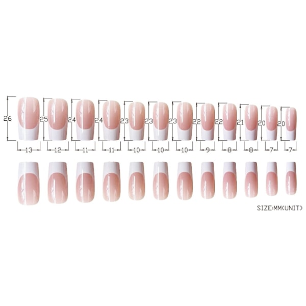Franska Fake Nails False Nail DT-01 DT-01 DT-01