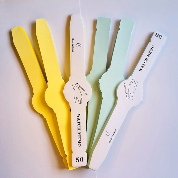 6 pakker Sticky Notes Bærbare Sticky Notes skriveblokke