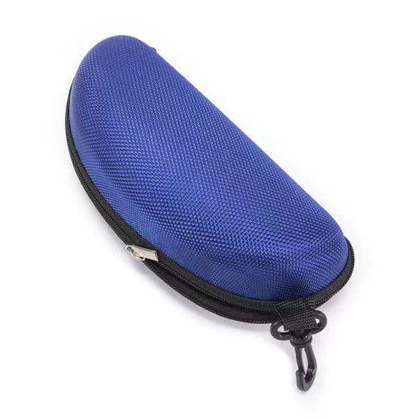 2 Stk Lynlås Solbriller Hard Case Øjenbriller Solbriller Protector BLUE