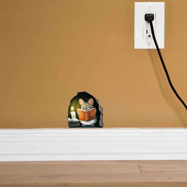 Mouse Hole Wall Sticker 3D Stickers 5 5 5
