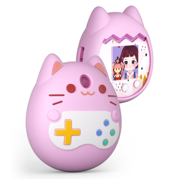 Virtual Electronic Pets Case Game Machine Protection Tamagotchi Pixille pink