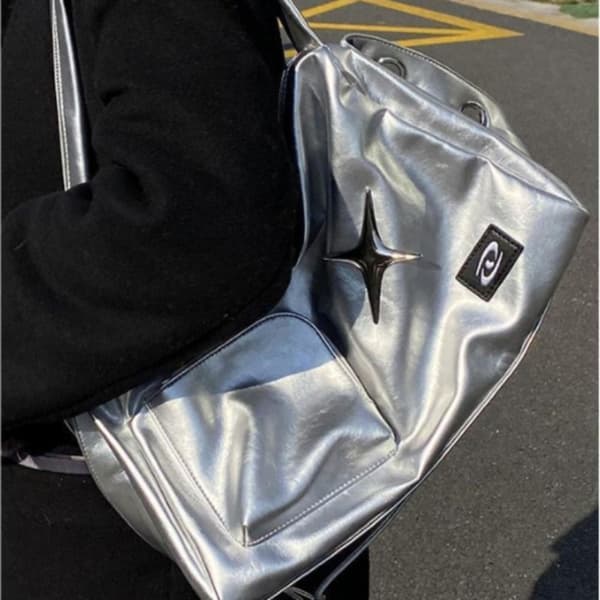 Crossbody Bag Tygväska SILVER silver