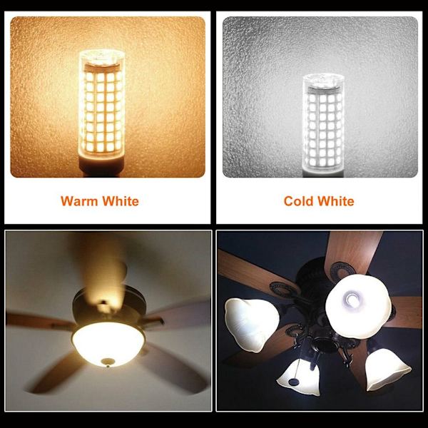 LED-lamppu maissipolttimo VALKOINEN E11 10W 110V E11 10W 110V white E11 10W 110V-E11 10W 110V