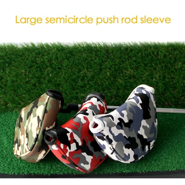 Golf Putter Head Cover Golf Club Covers BLÅT HALVCIRKEL Blue Semicircle-Semicircle
