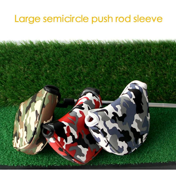 Golf Putter Head Cover Golf Club Covers GRÖN HALVCIRKEL Green Semicircle-Semicircle