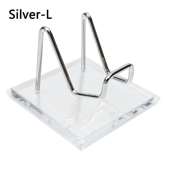 Holder for glasskule med krystallkule SILVER L Silver L