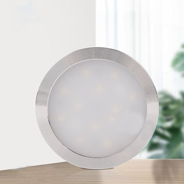 Kaapin alla Valot LED Puck Light EU-3KPL LÄmmin valo EU-3PCS-Warm Light