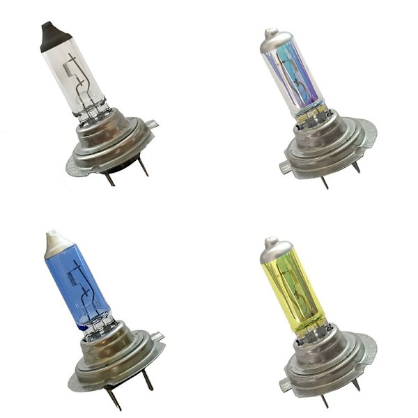 2 STK Super Bright Platinum Halogen Pære GUL 2 STK 2 STK Yellow 2Pcs-2Pcs