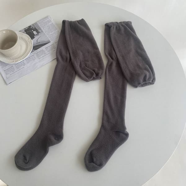Over Knee Strumpor Lårtights VIT White