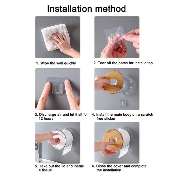 Toiletpapirholder Tissue Box HVID DESKTOP MODEL DESKTOP MODEL White desktop model-desktop model