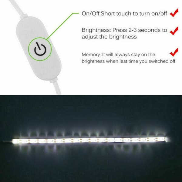 LED-valonauhasarja ompelukoneeseen, USB-virta