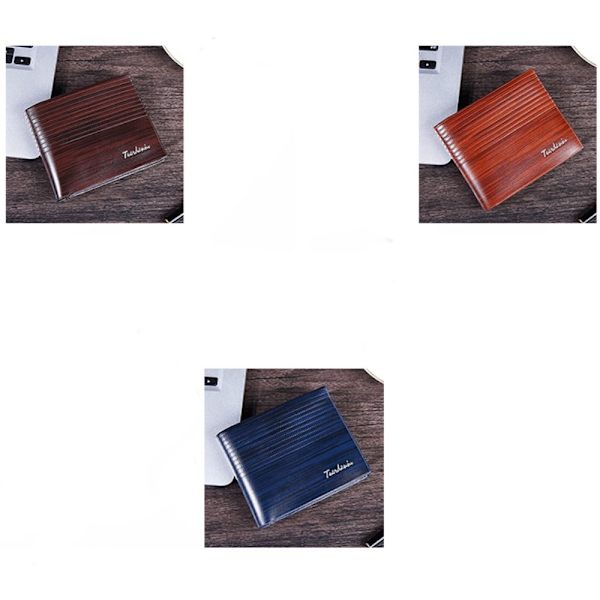Læder Designer Pung Business Pung LYS KAFFE light coffee