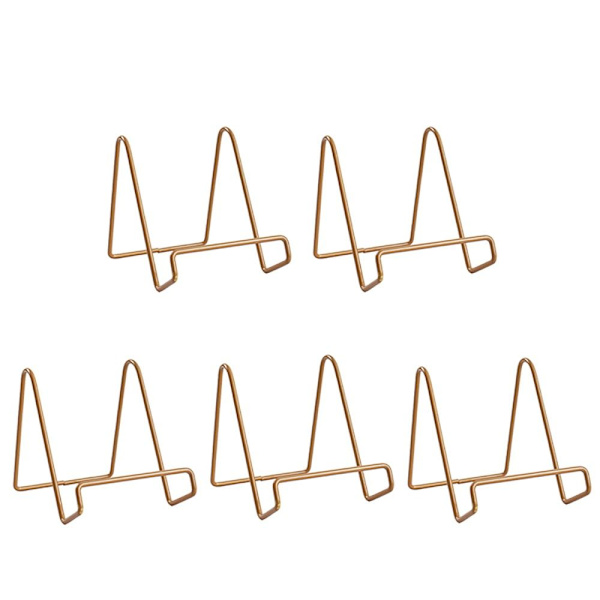 5-pack Tallriksställ Bildramställ GULD MEDIUM GOLD MEDIUM
