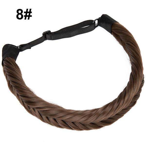 Syntetisk pandebånd Fishtail Braids Hair 30 30 30