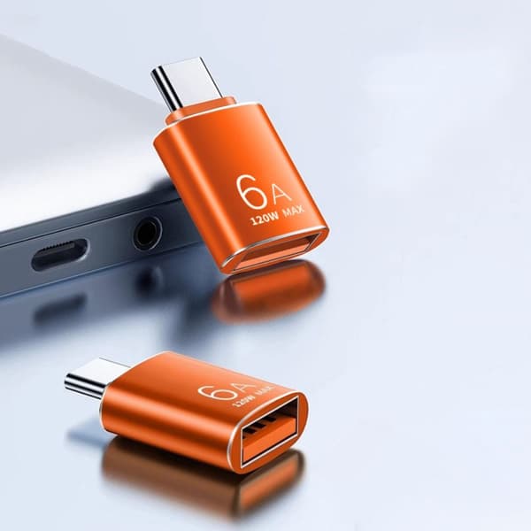 Type C Til USB 3.1 Adapter Type C Han Til USB Hun SØLV Silver
