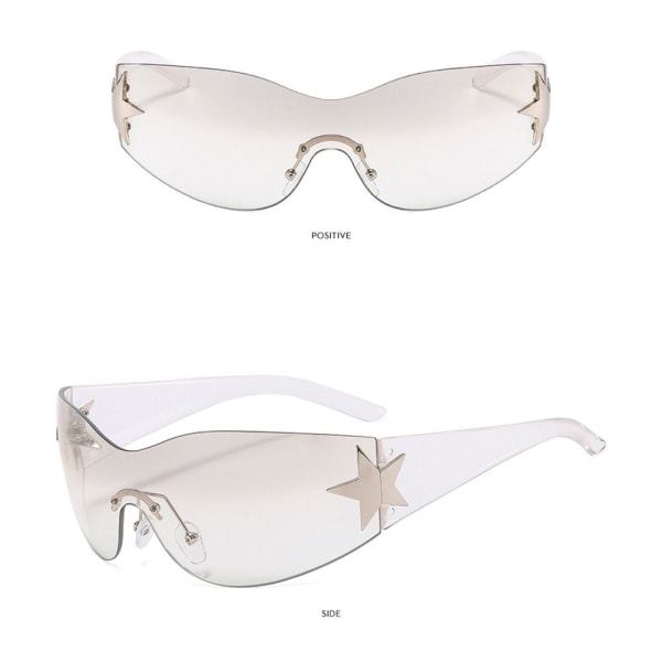 Y2K Solglasögon för Kvinnor Män Sport Solglasögon C10 C10 C10